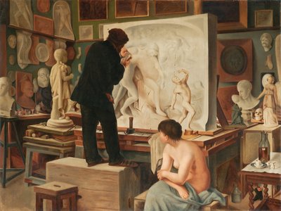 Lo Studio di Mio Padre da Edouard Joseph Dantan