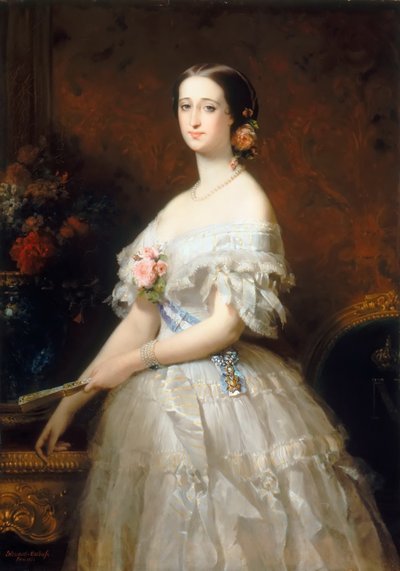 Eugenia de Montijo, imperatrice dei francesi da Edouard Louis Dubufe