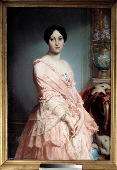 Ritratto di Madame F. da Edouard Louis Dubufe