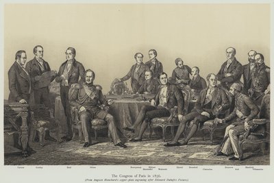 Il Congresso di Parigi da Edouard Louis Dubufe