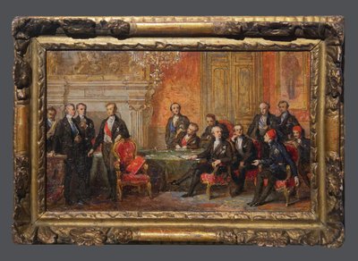 Il Congresso di Parigi, dal 25 febbraio al 30 marzo da Edouard Louis Dubufe