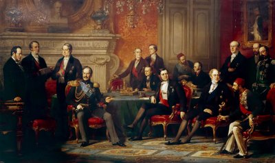 Il Congresso di Parigi da Edouard Louis Dubufe