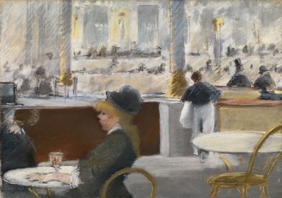 Un Caffè sulla Place du Theatre-Francais da Édouard Manet