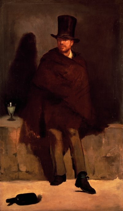 Bevitore di assenzio da Édouard Manet