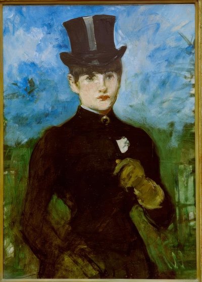 Amazzone, fondo blu da Édouard Manet