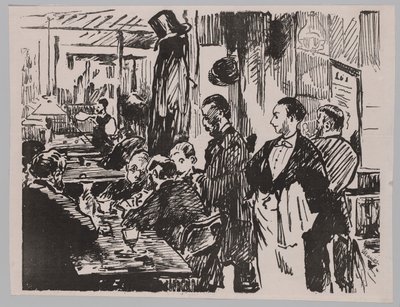 Al caffè da Édouard Manet