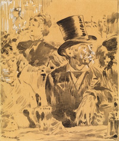 Al caffè, c.1880 da Édouard Manet