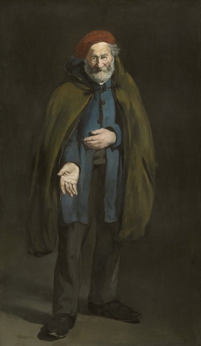 Mendicante con cappotto di panno da Édouard Manet