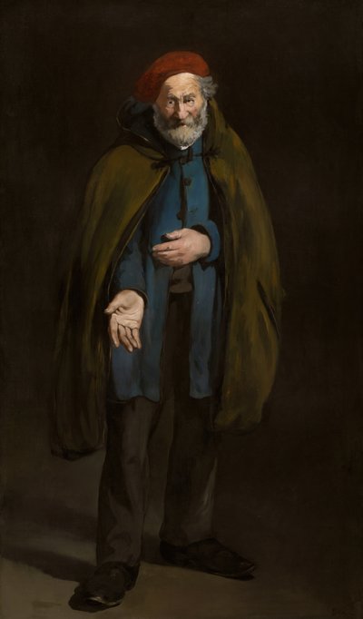 Mendicante con un cappotto di lana filosofo, 1865-67 da Édouard Manet