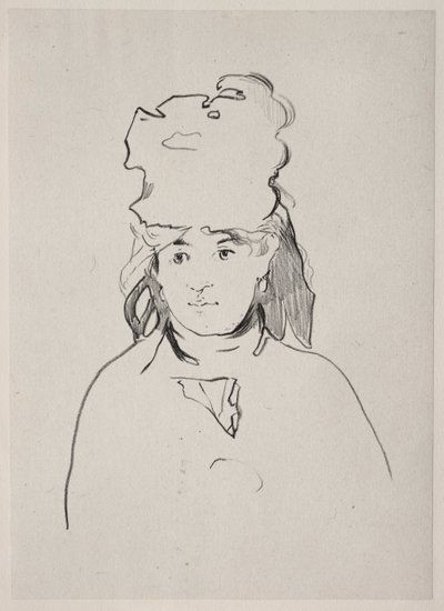 Berthe Morisot, 1872 da Édouard Manet