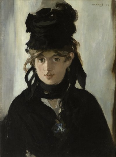 Berthe Morisot con un mazzo di violette, c. 1880 da Édouard Manet