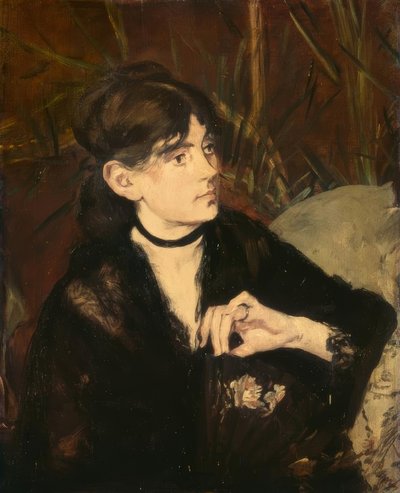Berthe Morisot con un ventaglio da Édouard Manet