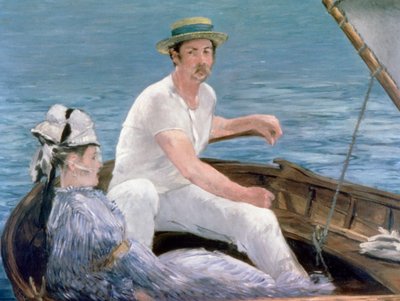 In barca, 1874 da Édouard Manet