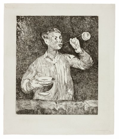 Ragazzo che soffia bolle di sapone da Édouard Manet