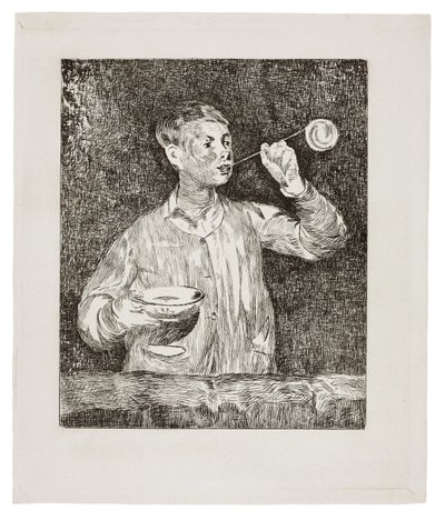 Ragazzo che soffia bolle di sapone da Édouard Manet