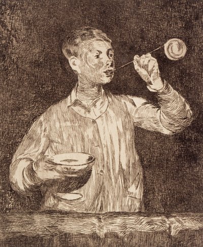 Ragazzo che soffia bolle di sapone da Édouard Manet