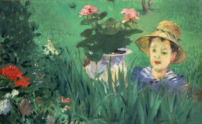Ragazzo tra i fiori Jacques Hoschedé, 1876 da Édouard Manet