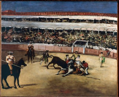 Combattimento di tori - 1865-1866 da Édouard Manet