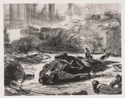 Guerra civile (Scena della Comune di Parigi) da Édouard Manet