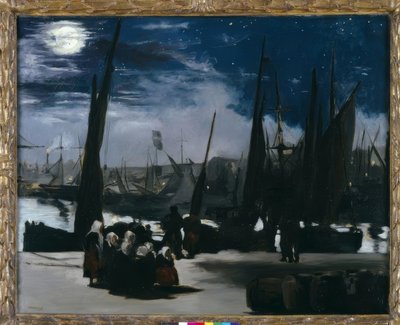 Chiaro di luna sul porto di Boulogne da Édouard Manet