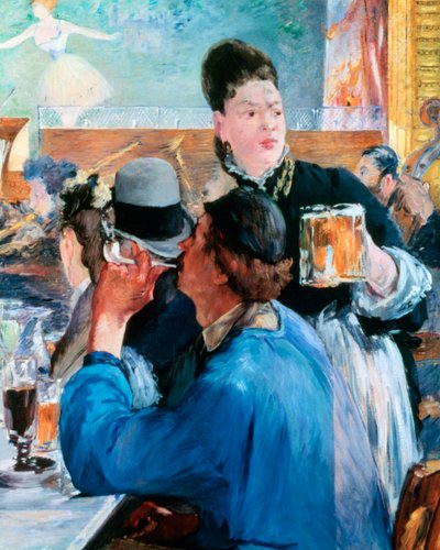 Angolo di un caffè concerto, 1878-1880 da Édouard Manet