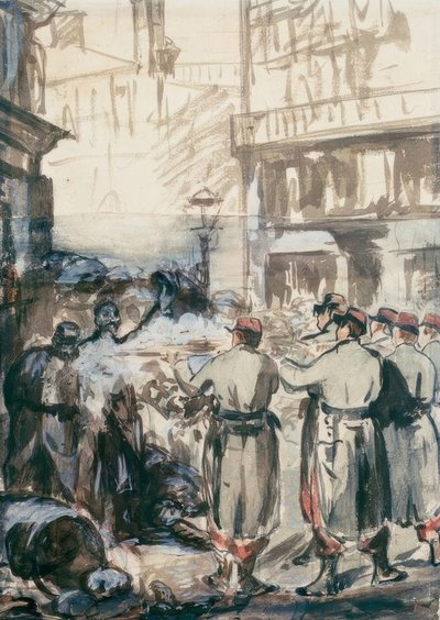 La barricata da Édouard Manet