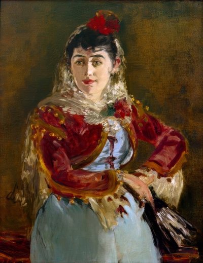 Emilie Ambre nel ruolo di Carmen da Édouard Manet