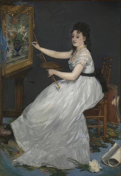 Eva Gonzalès da Édouard Manet