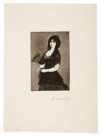Fiore esotico (Donna con mantiglia) da Édouard Manet