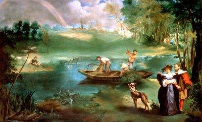 Pesca a St Ouen, 1860-1861 da Édouard Manet
