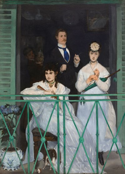 Francese:  Le balcon Il balcone da Édouard Manet