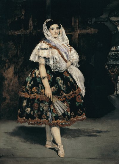 Ritratto a figura intera di Lola de Valencia da Édouard Manet