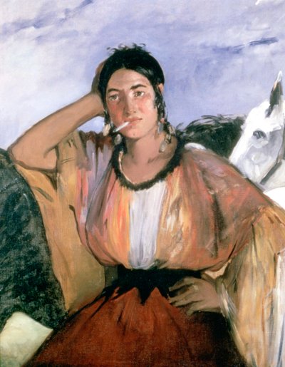 Zingara con sigaretta, 1862 da Édouard Manet