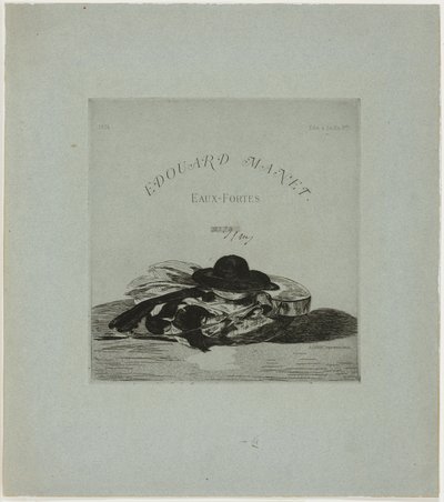 Cappello e chitarra, frontespizio dell