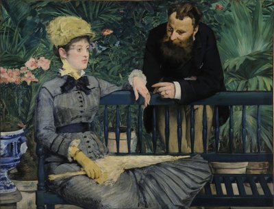 Nella serra da Édouard Manet