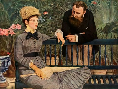 Nella serra, 1879 da Édouard Manet