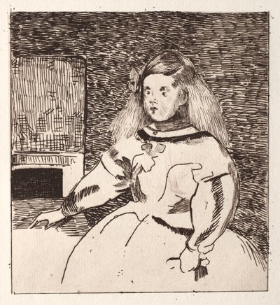 Infanta Margarita, dopo Velázquez da Édouard Manet