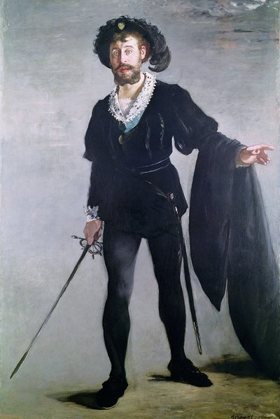 Jean Baptiste Faure (1830-1914) come Amleto, 1877 da Édouard Manet