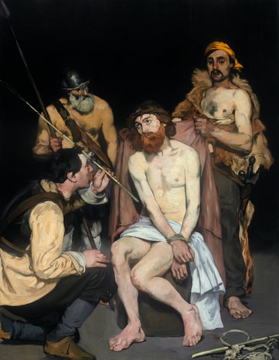 Gesù deriso dai soldati da Édouard Manet