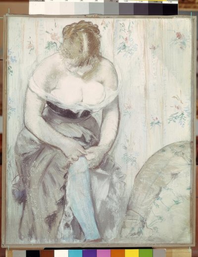 La donna con la giarrettiera da Édouard Manet