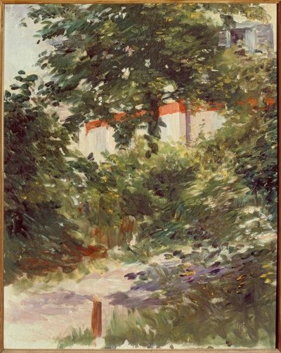La casa nel fogliame da Édouard Manet