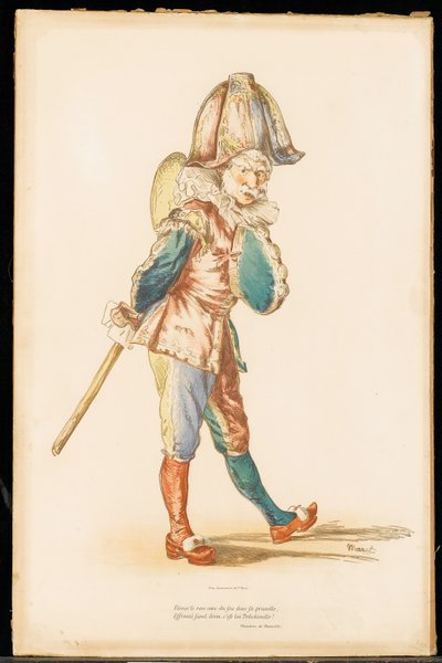 Le Polichinelle, 1874-76 da Édouard Manet