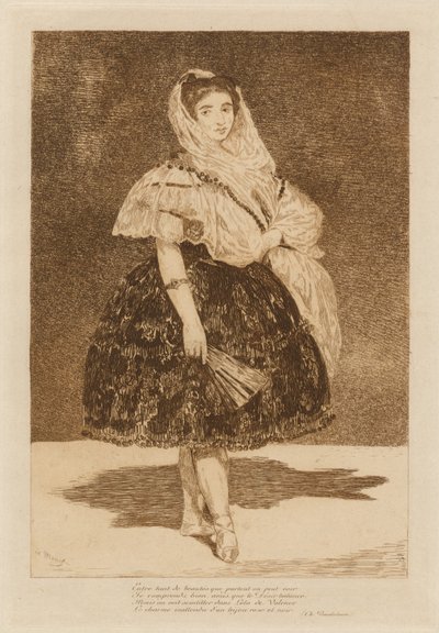 Lola di Valenza da Édouard Manet