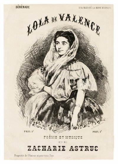 Lola de Valence da Édouard Manet