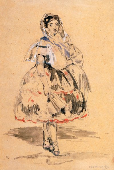 Lola di Valencia da Édouard Manet
