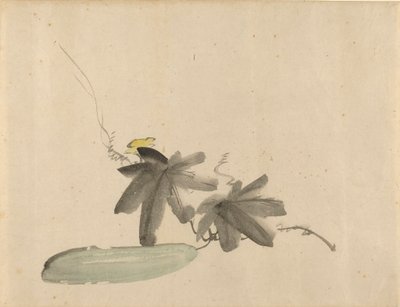Manet - Cetriolo con foglie, 1880 ca. da Édouard Manet