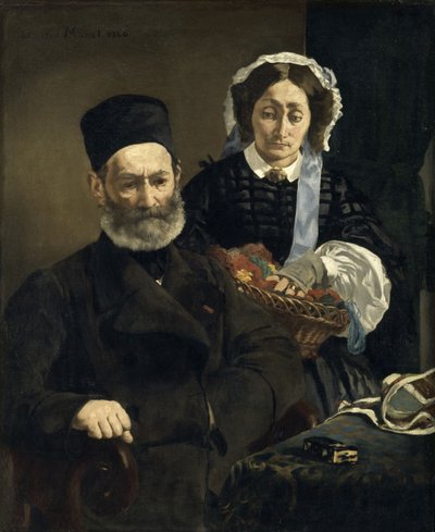 Monsieur e Madame Auguste Manet da Édouard Manet