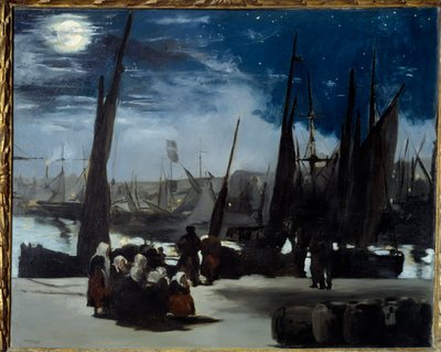 Chiaro di luna sul porto di Boulogne da Édouard Manet