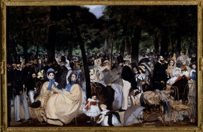 Musica nei Giardini delle Tuileries da Édouard Manet