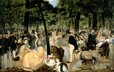 Musica nei Giardini delle Tuileries da Édouard Manet